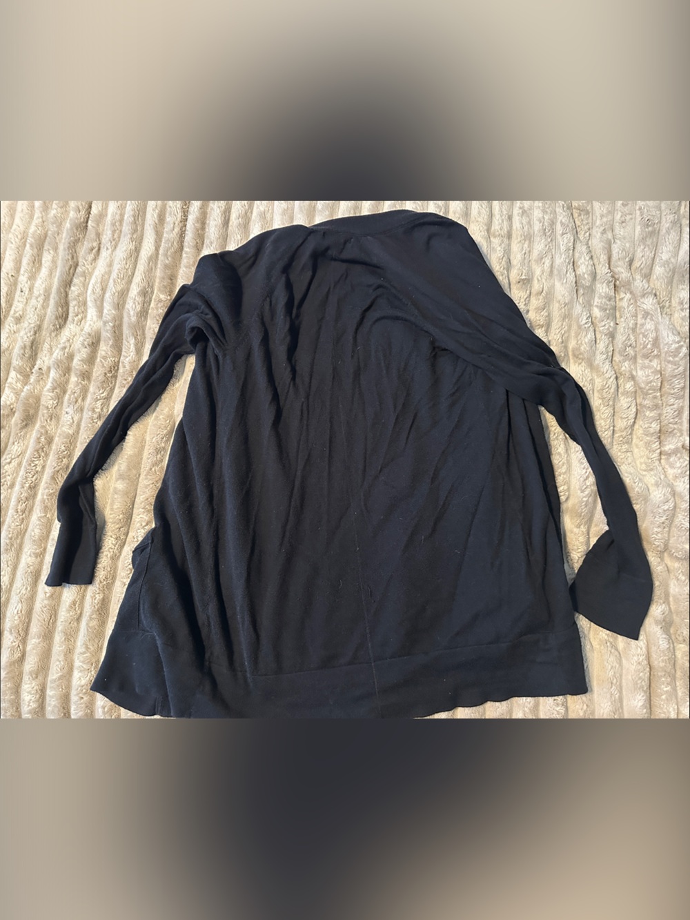 GAP Black Open-Front Cardigan Sweater - Picture 4 of 4